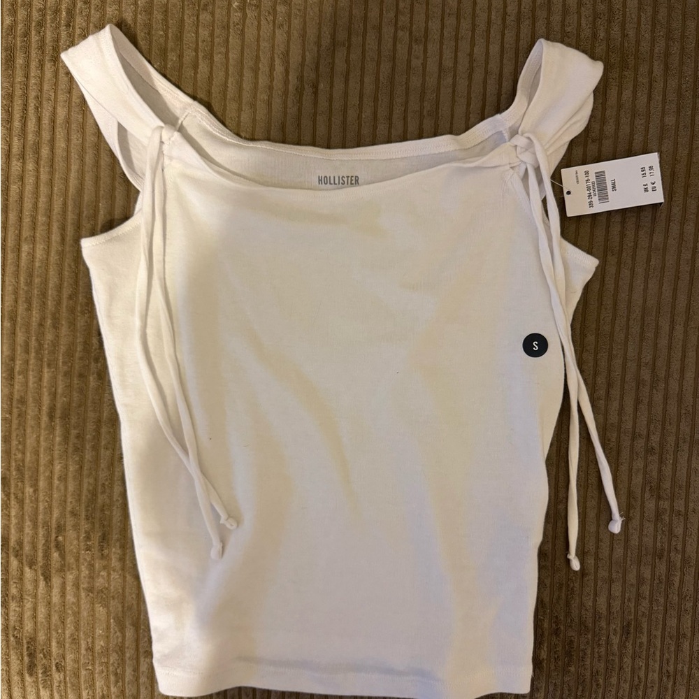 Hollister Women's White Tank